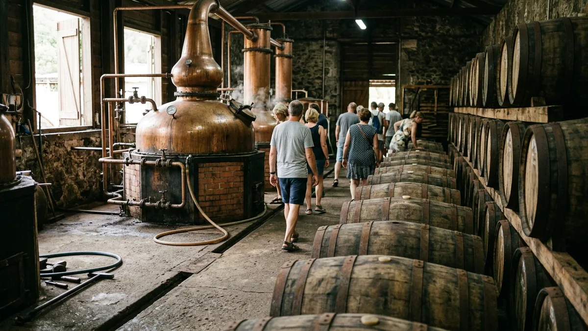 Produits locaux présentés sur un marché caribéen, vue complémentaire pour distillerie rhum Martinique