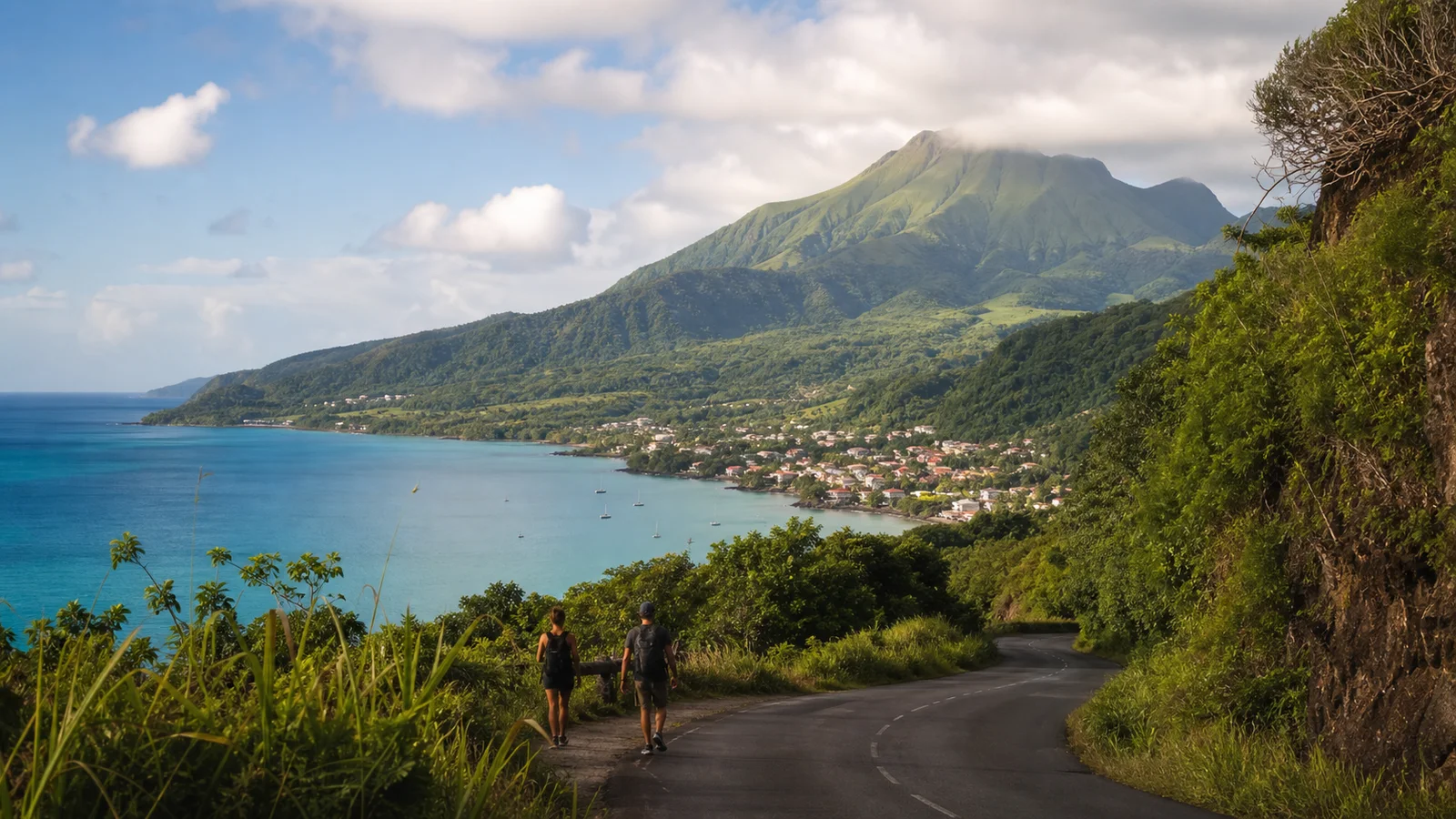 Côte et reliefs de Martinique pendant un voyage actif, vue principale pour itinéraire Martinique 10 jours